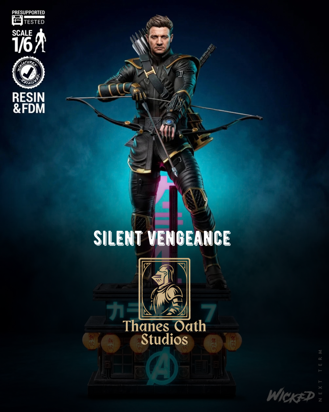 Silent Vengeance - Maximum Detailed 16K Resin Statue