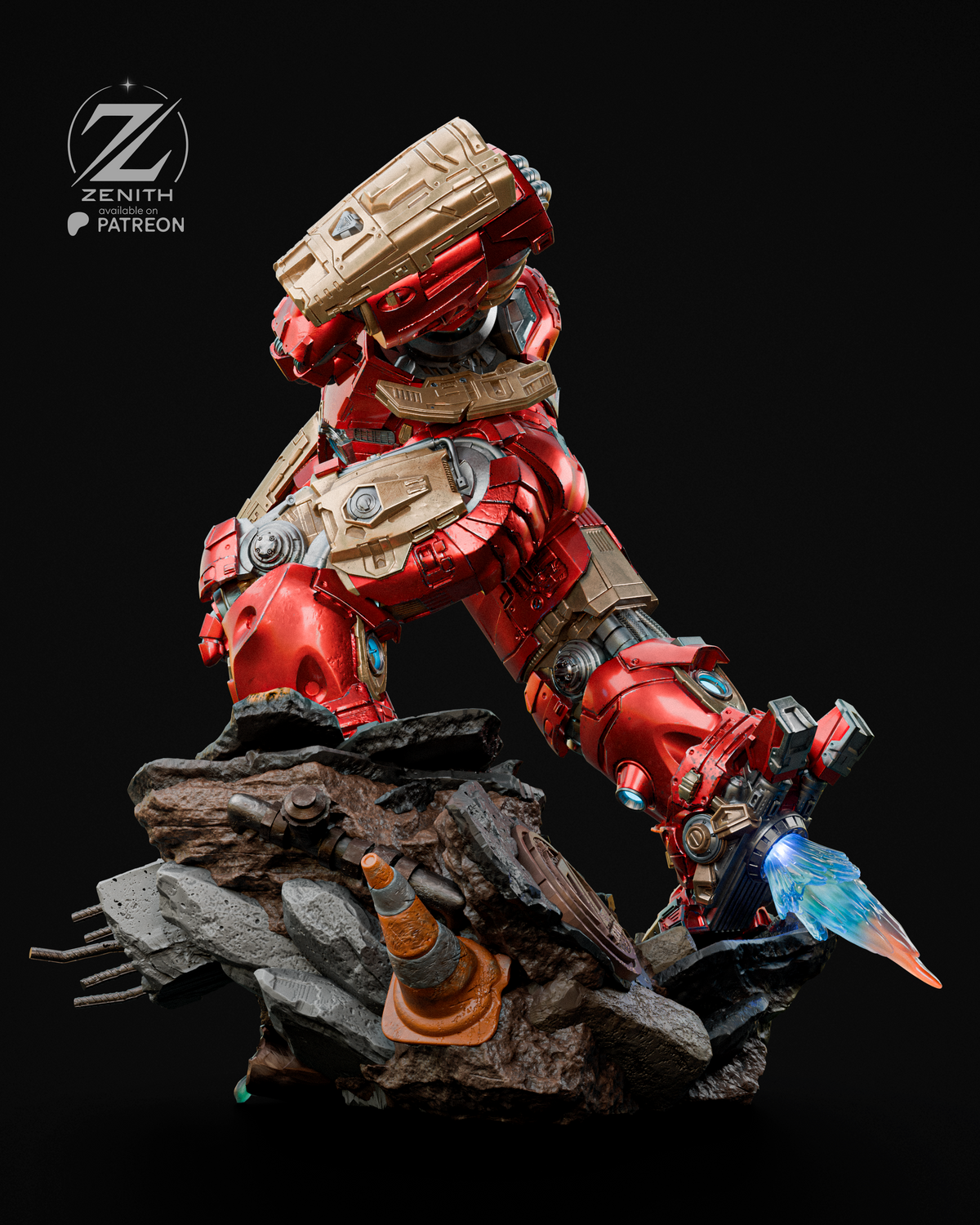 The Iron Behemoth - Maximum Detailed 16K Resin Statue