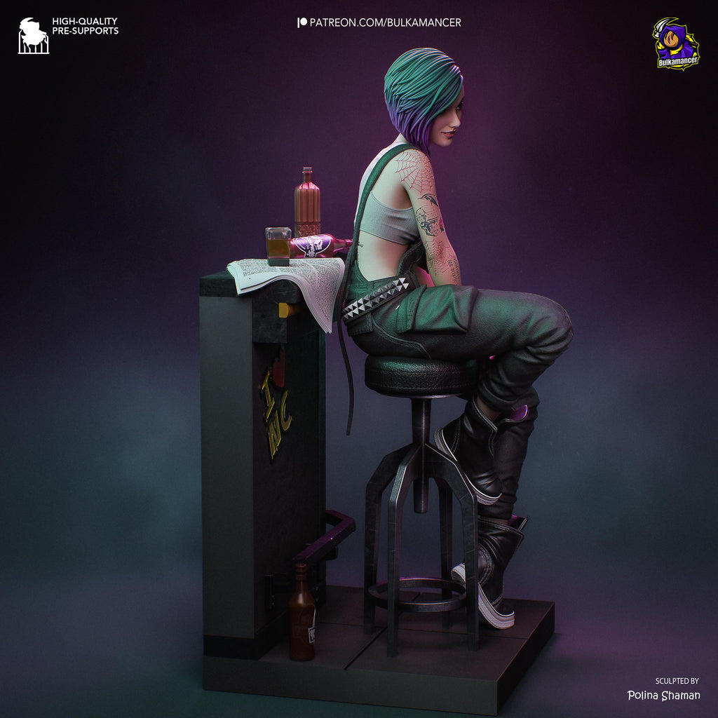 The Mox Siren - Maximum Detailed 16K Resin Statue