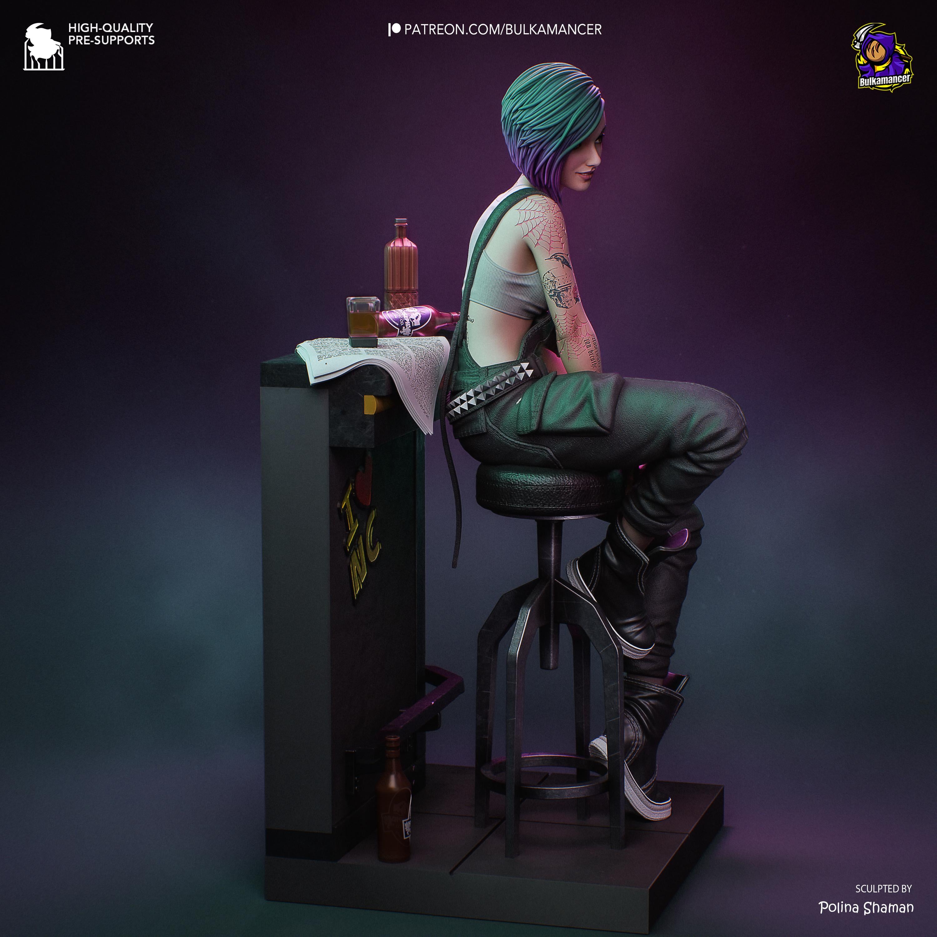 The Mox Siren - Maximum Detailed 16K Resin Statue