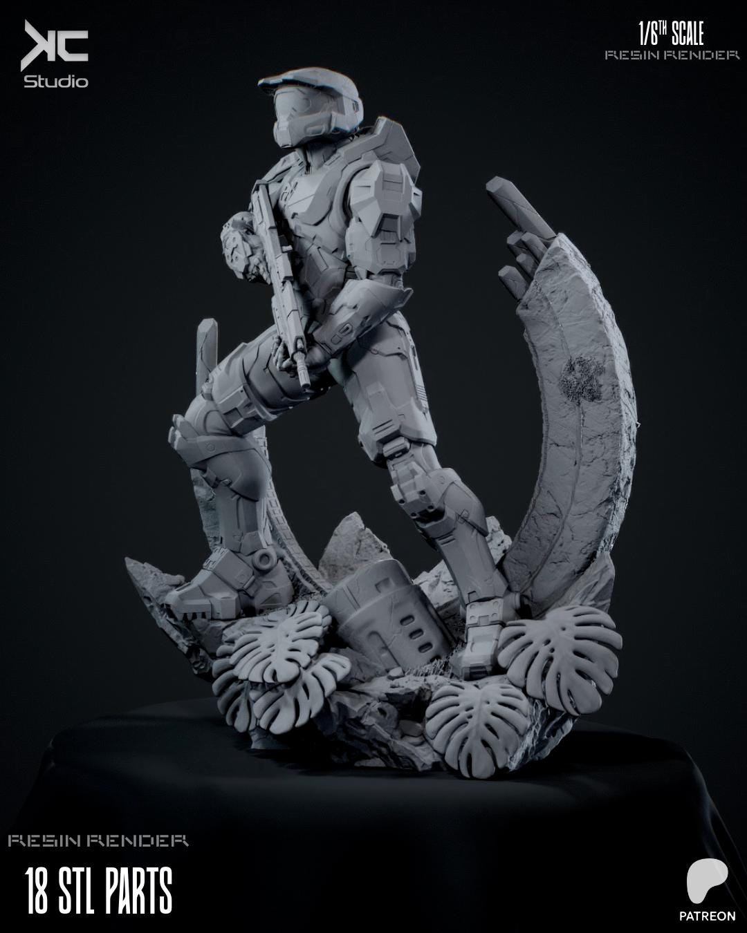 The Last Spartan - Maximum Detailed 16K Resin Statue