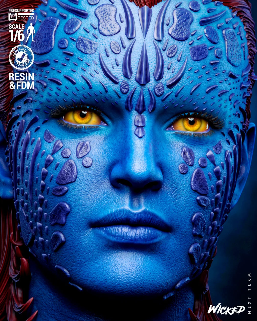 The Blue Deception - Maximum Detailed 16K Resin Statue