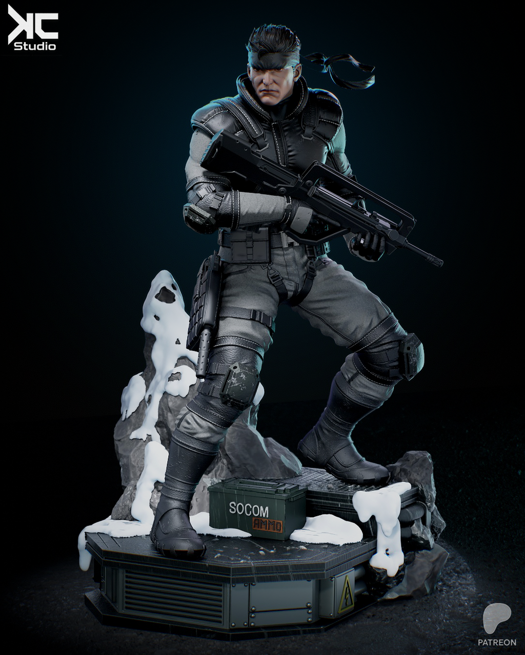The Silent Soldier - Maximum Detailed 16K Resin Statue