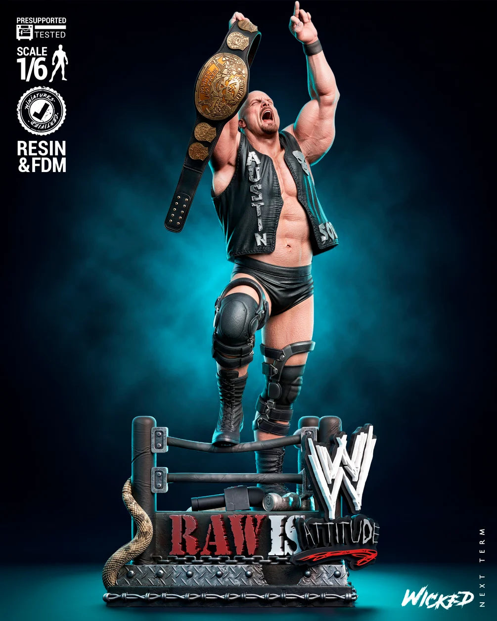 Rattlesnake - Maximum Detailed 16K Resin Statue