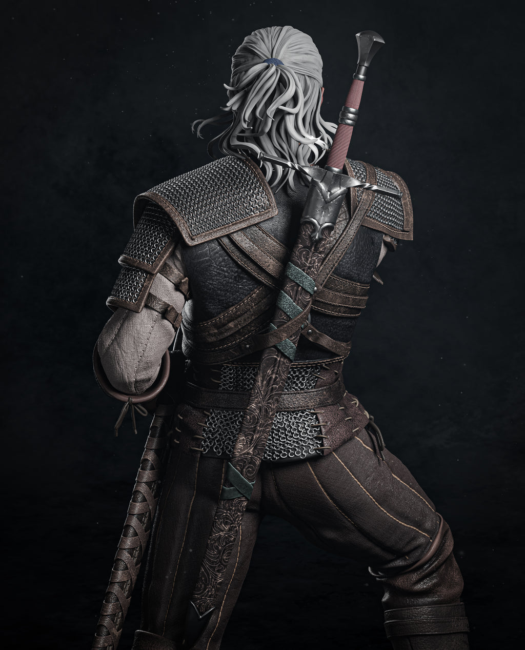 The Wolfs Hunt - Maximum Detailed 16K Resin Statue