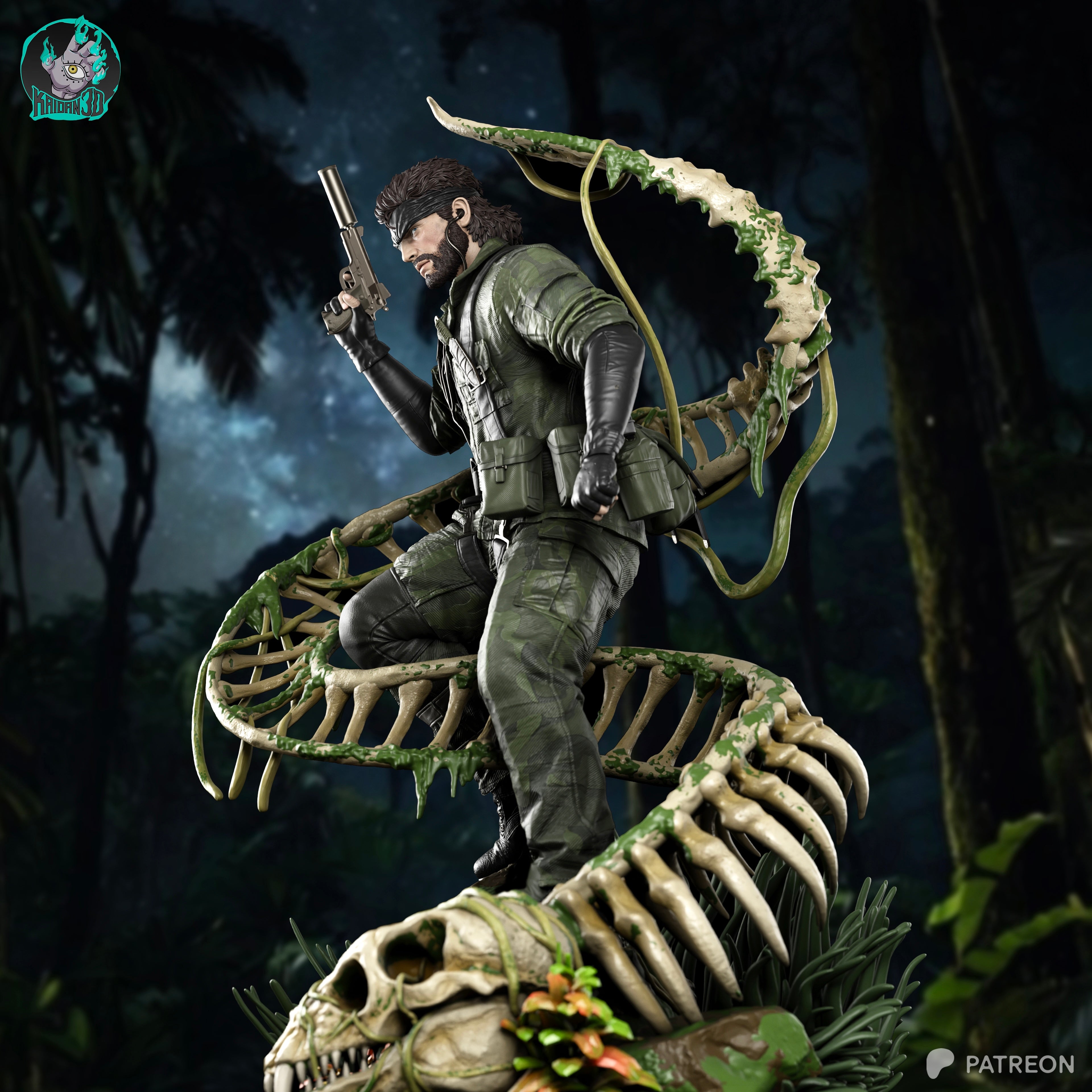 Phantom Operative - Maximum Detailed 16K Resin Statue