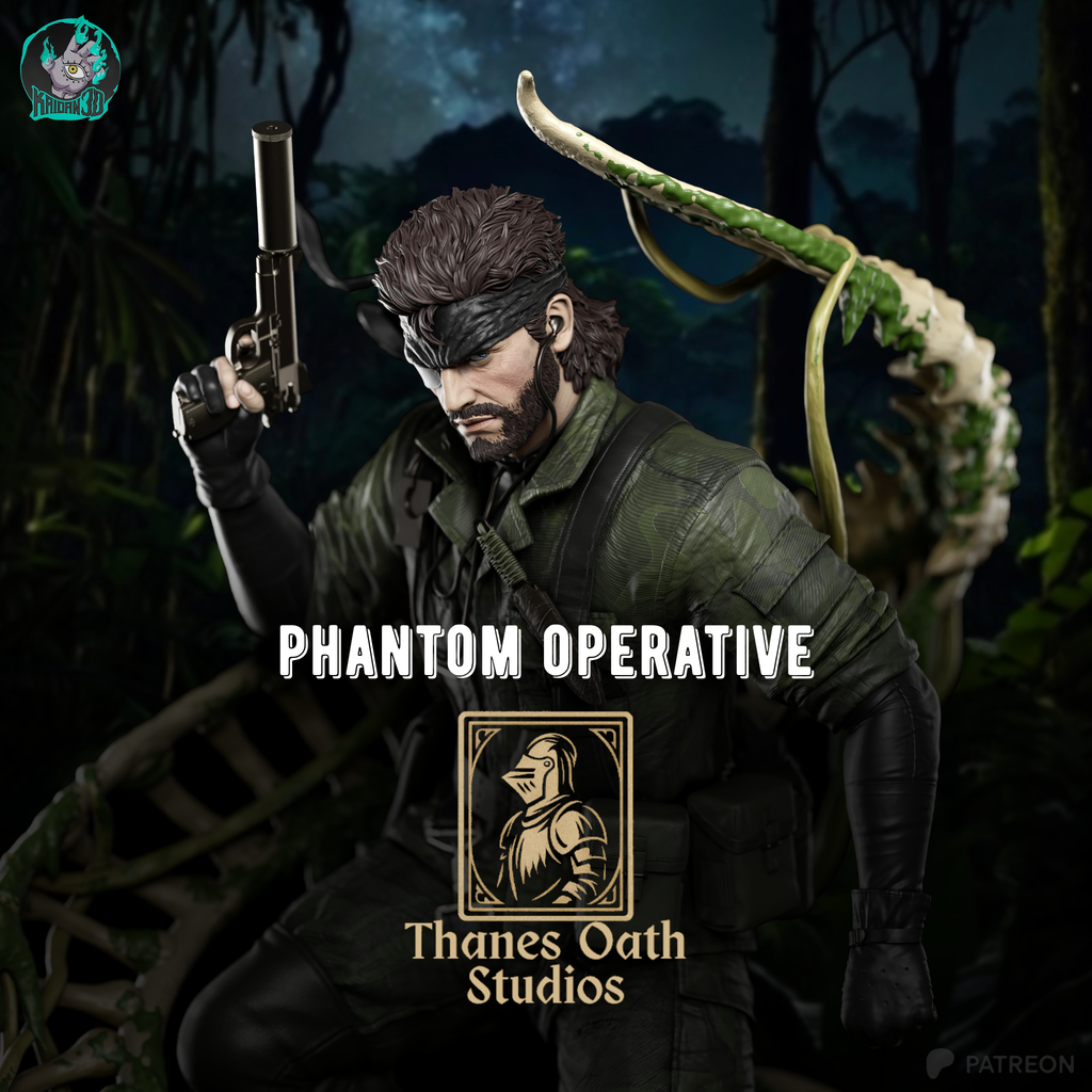 Phantom Operative - Maximum Detailed 16K Resin Statue