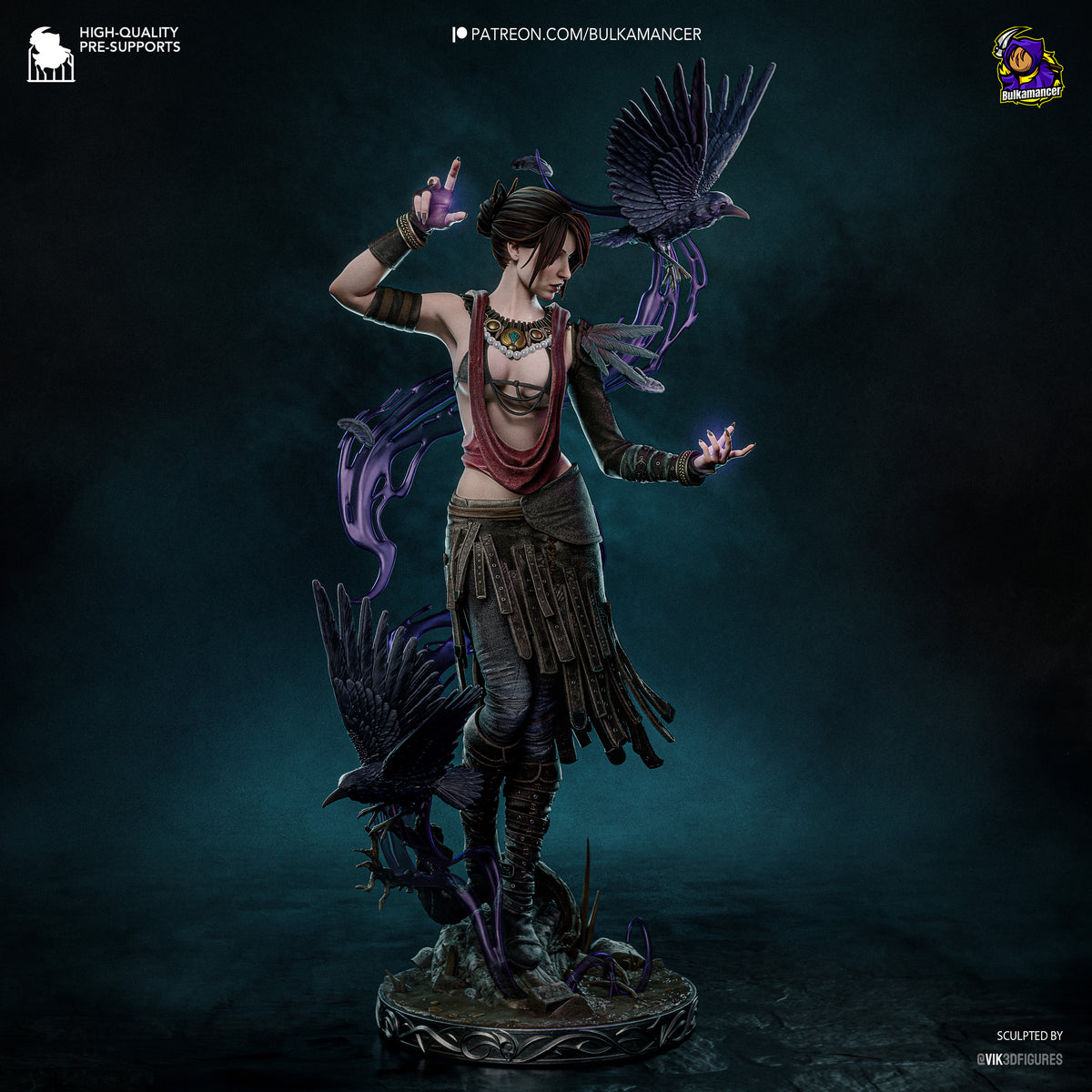 Witch Of The Wilds - Maximum Detailed 16K Resin Statue