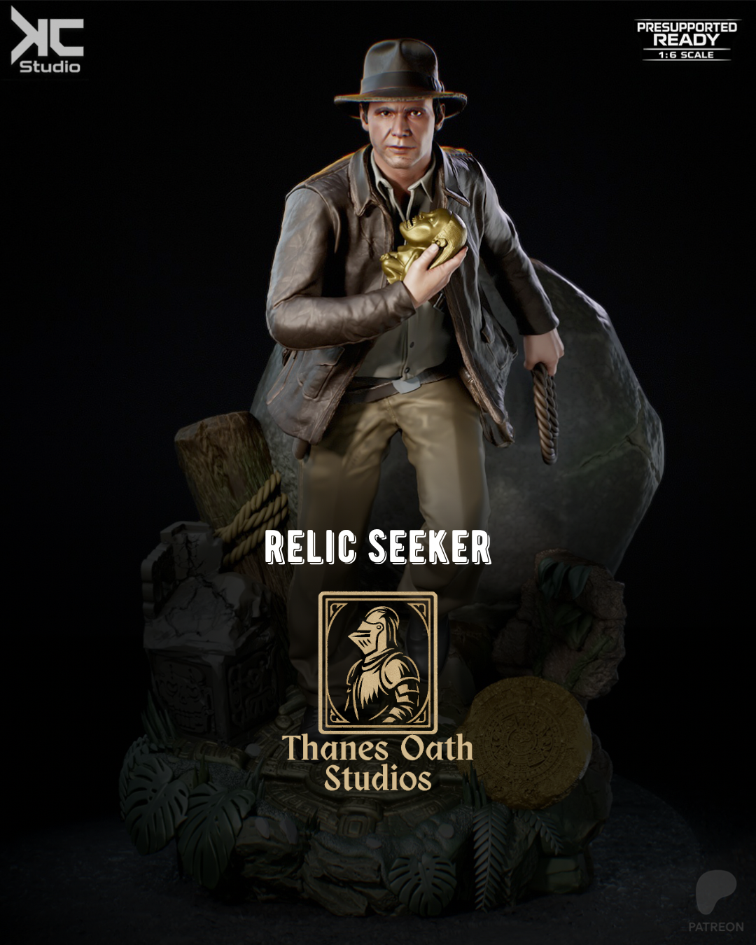 Relic Seeker - Maximum Detailed 16K Resin Statue