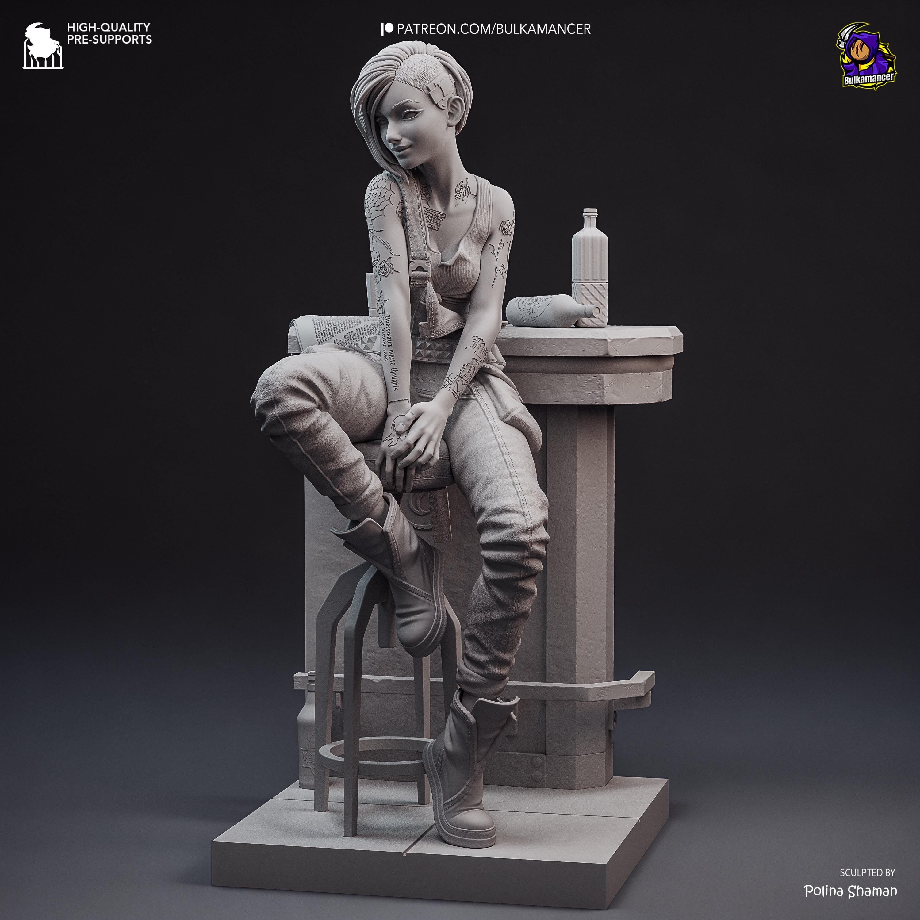 The Mox Siren - Maximum Detailed 16K Resin Statue