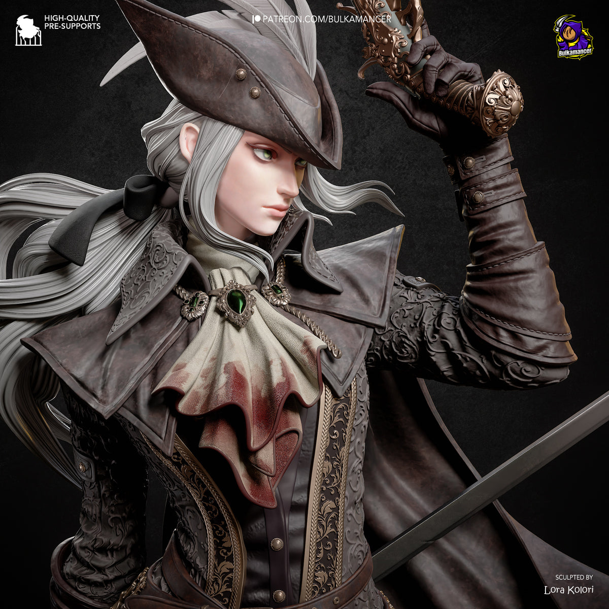 Scarlet Elegy - Maximum Detailed 16K Resin Statue