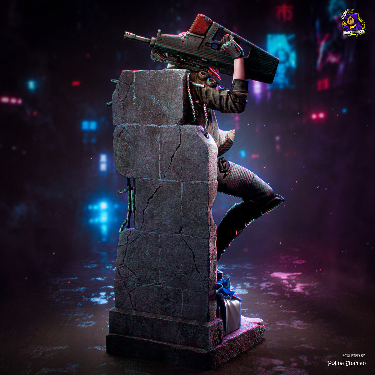 Neon Outlaw - Maximum Detailed 16K Resin Statue
