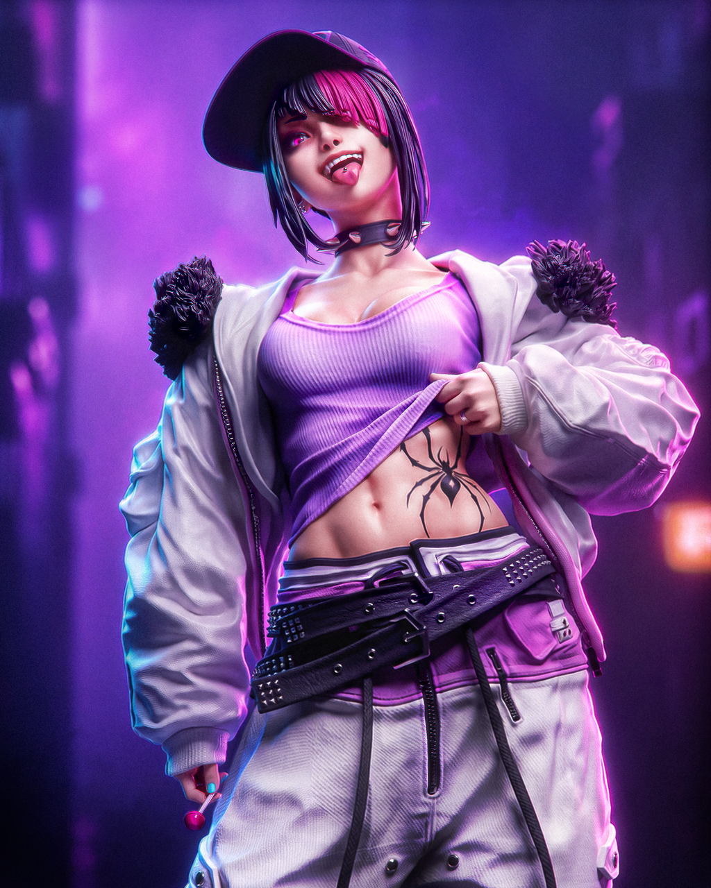 Violet Venom - Maximum Detailed 16K Resin Statue