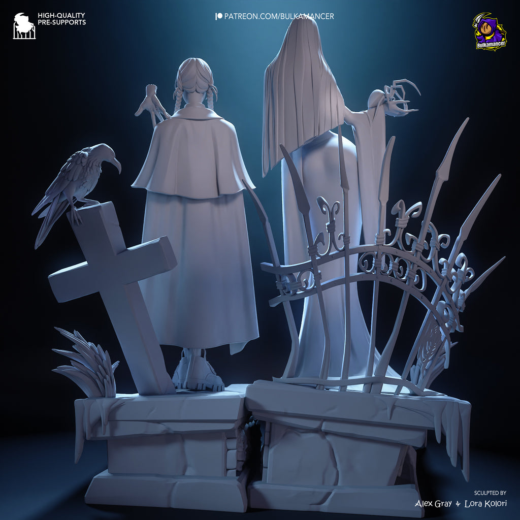 The Matron & The Maiden - Maximum Detailed 16K Resin Statue