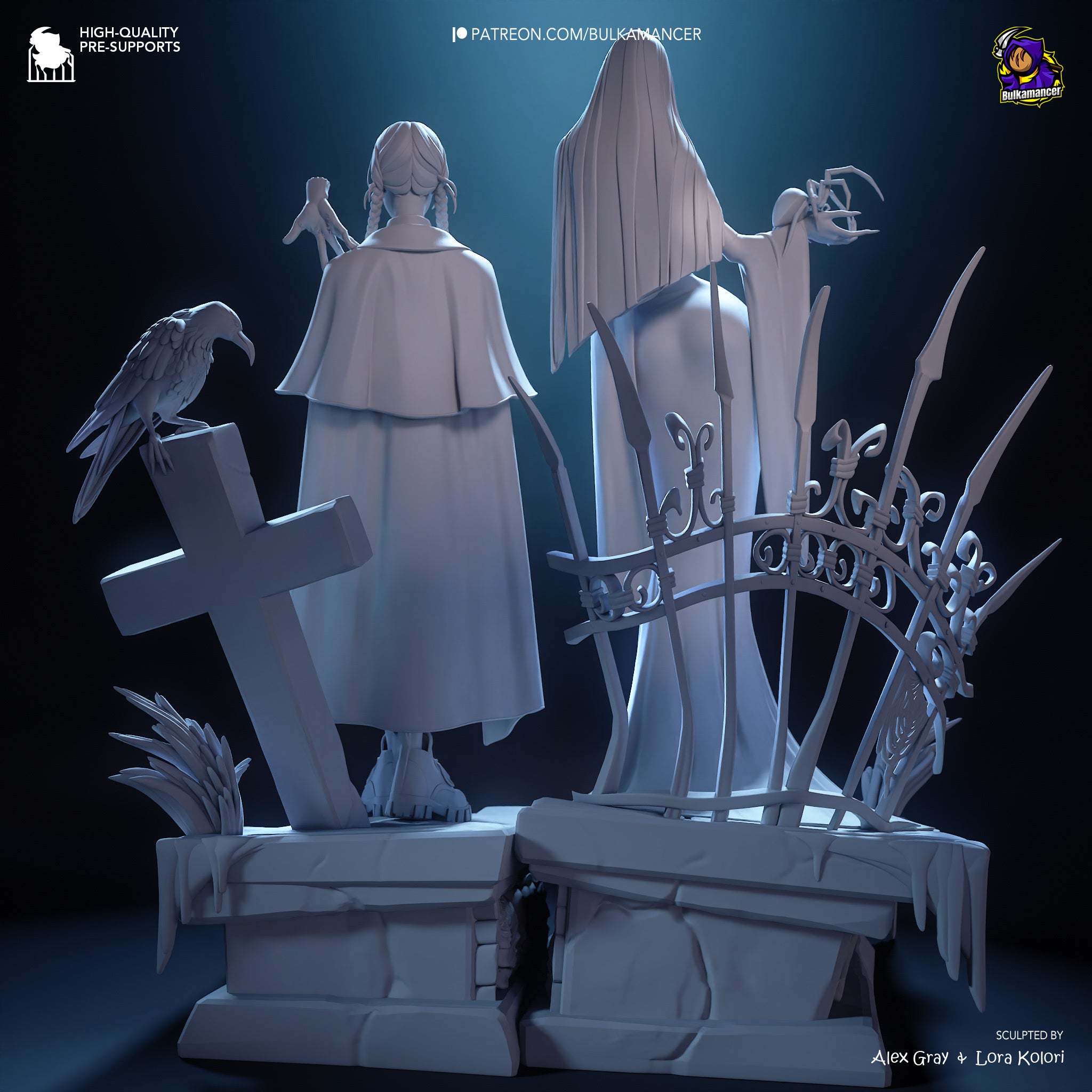 The Matron & The Maiden - Maximum Detailed 16K Resin Statue