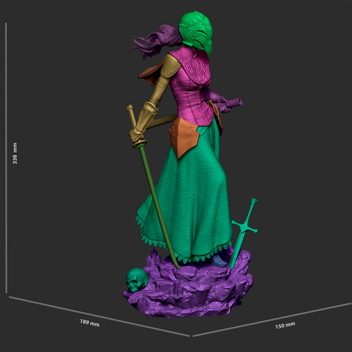 Hollow Crown - Maximum Detailed 16K Resin Statue