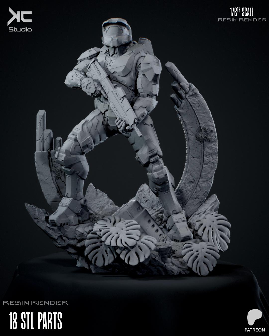 The Last Spartan - Maximum Detailed 16K Resin Statue
