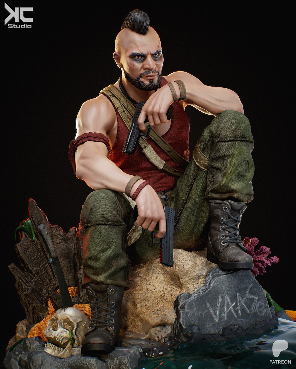 Insanity Unleashed - Maximum Detailed 16K Resin Statue