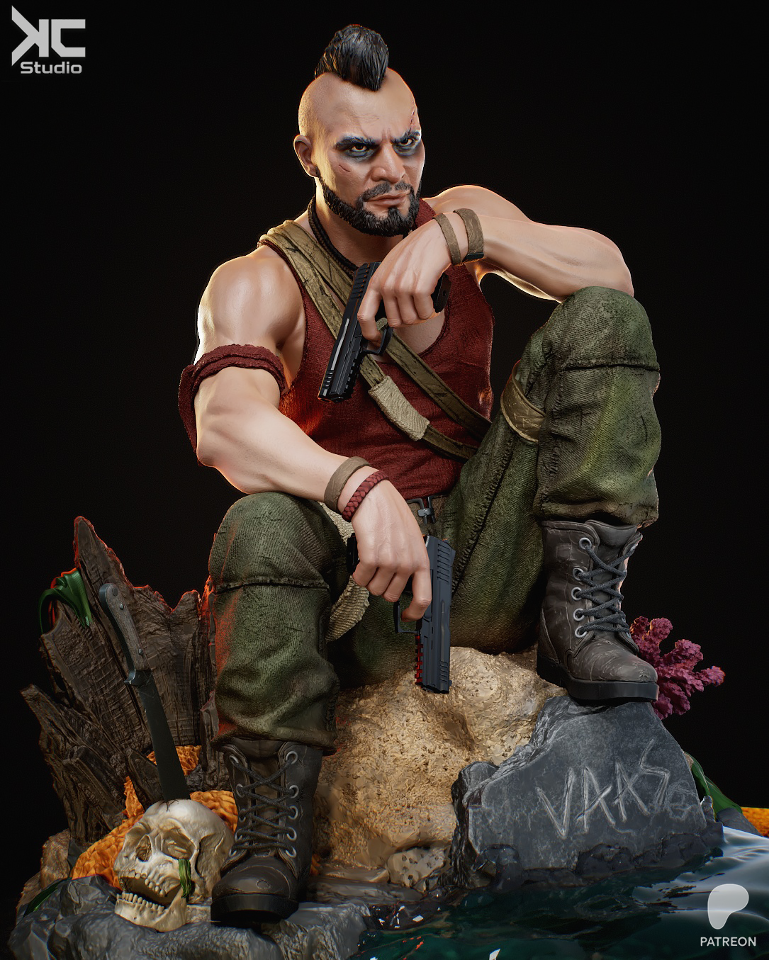Insanity Unleashed - Maximum Detailed 16K Resin Statue