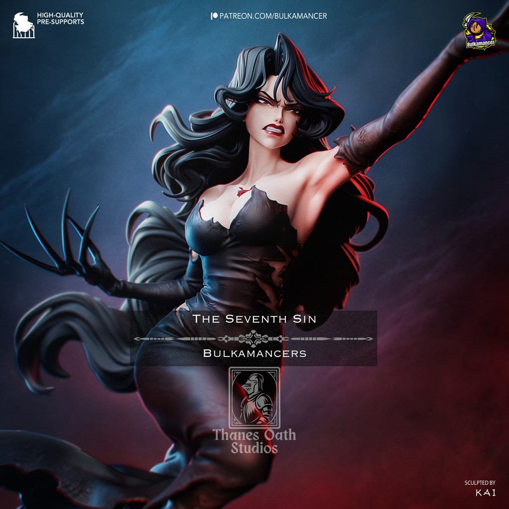 The Seventh Sin - Maximum Detailed 16K Resin Statue