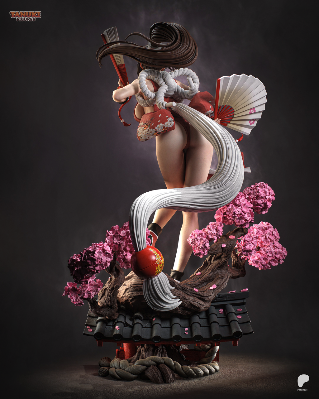 The Burning Fan - Maximum Detailed 16K Resin Statue