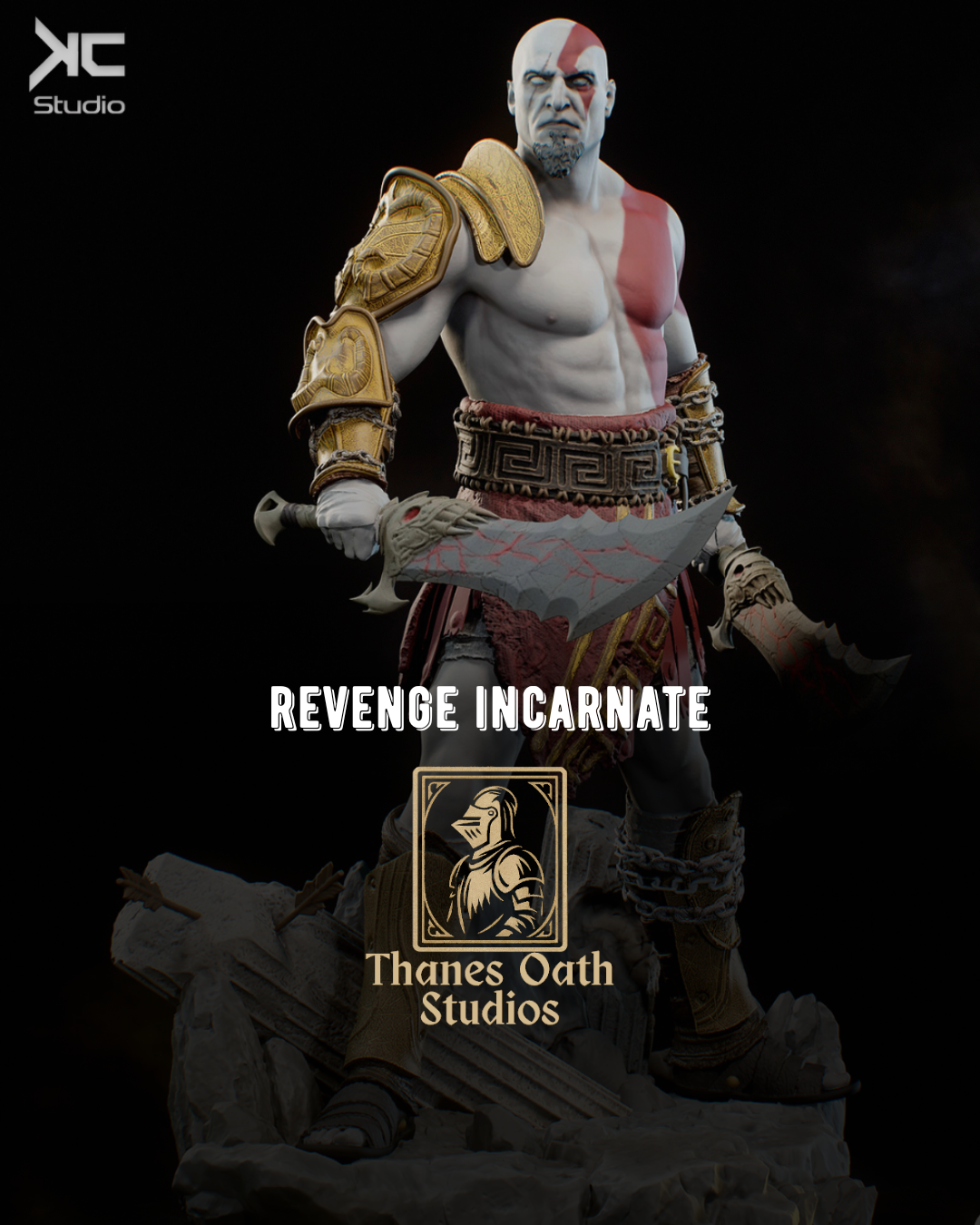 Revenge Incarnate - Maximum Detailed 16K Resin Statue