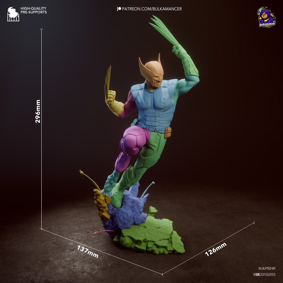 The Feral Weapon - Maximum Detailed 16K Resin Statue
