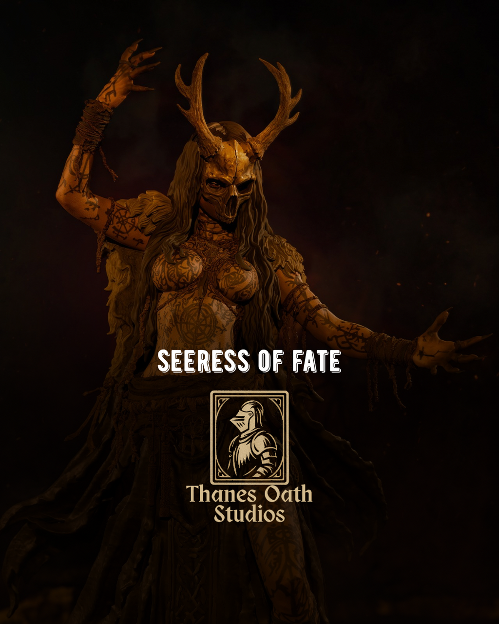 Seeress Of Fate - Maximum Detailed 16K Resin Statue