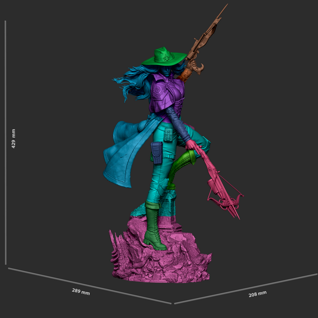 Witch Hunter - Maximum Detailed 16K Resin Statue