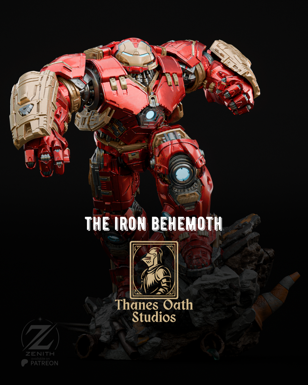 The Iron Behemoth - Maximum Detailed 16K Resin Statue