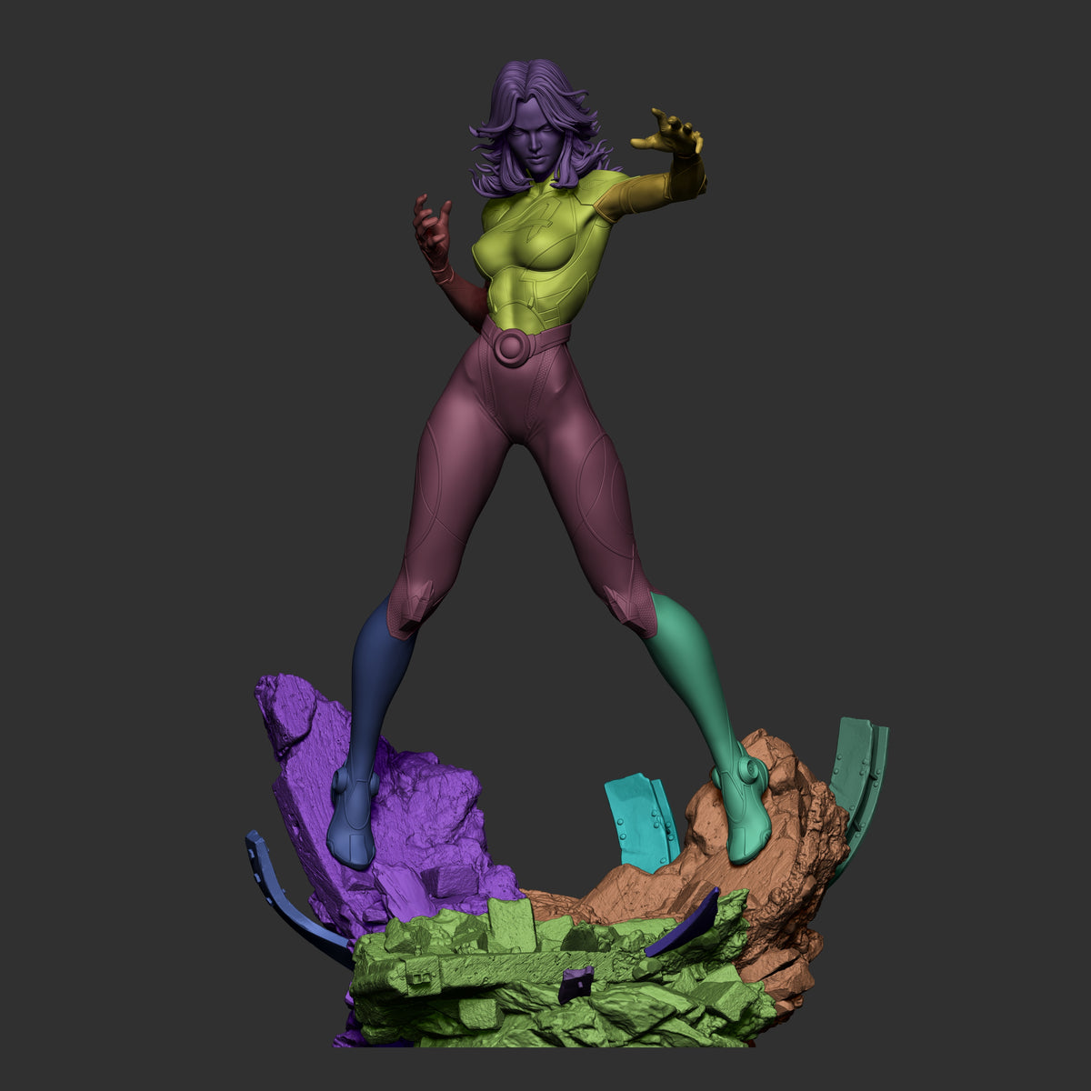 Hidden Radiance - Maximum Detailed 16K Resin Statue