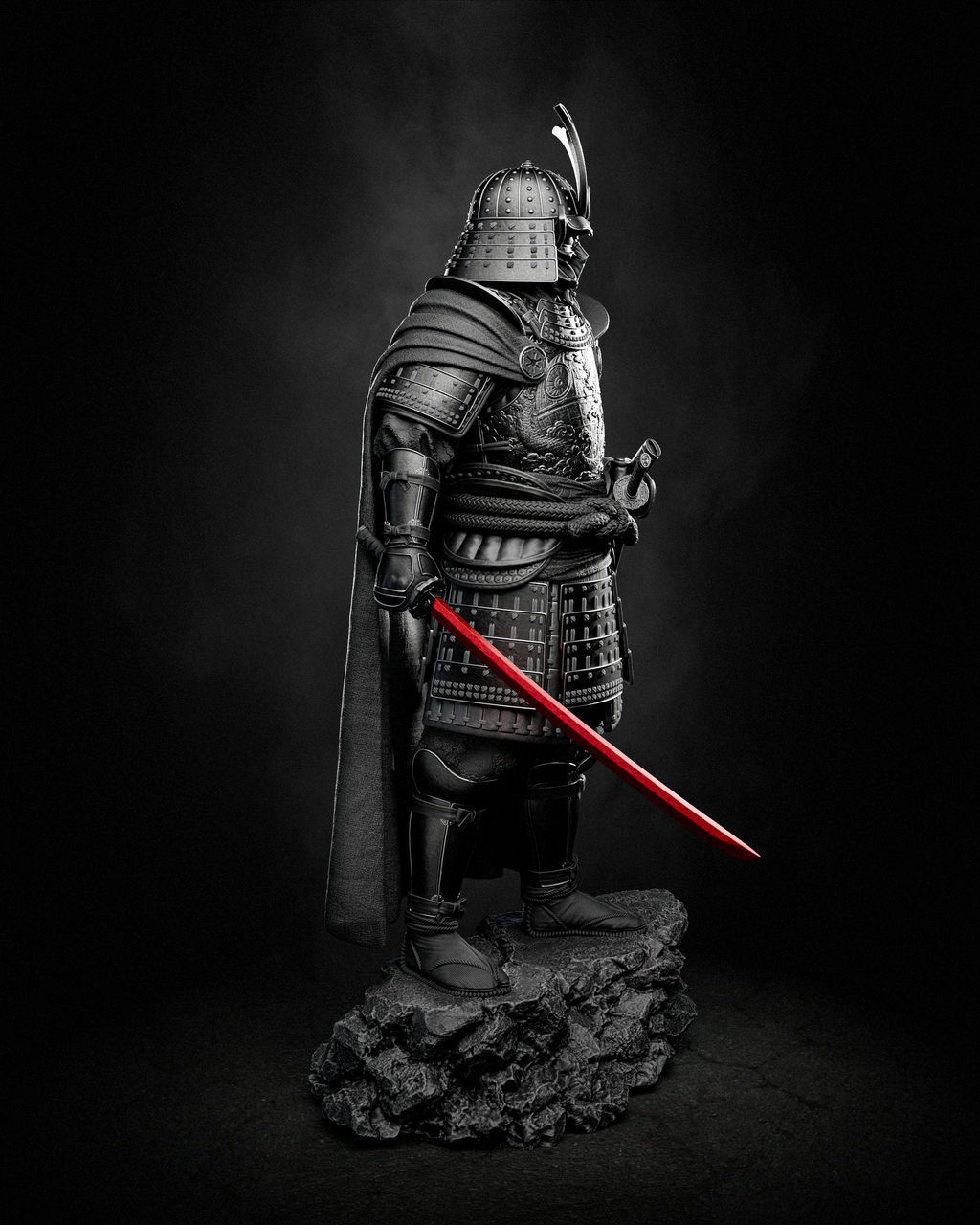 The Dark Daimyo - Maximum Detailed 16K Resin Statue
