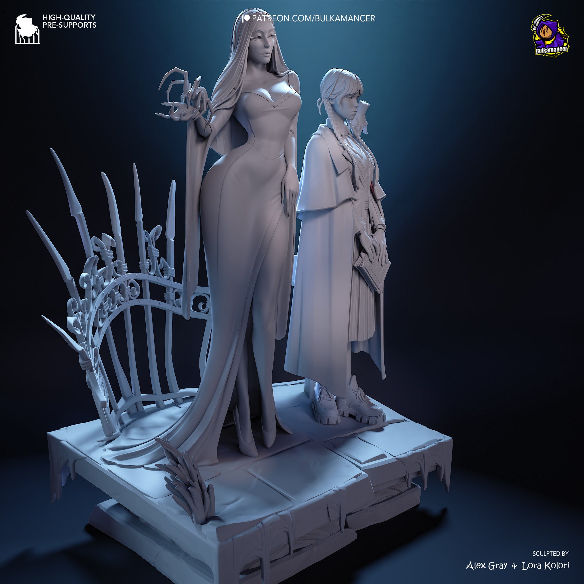 The Matron & The Maiden - Maximum Detailed 16K Resin Statue