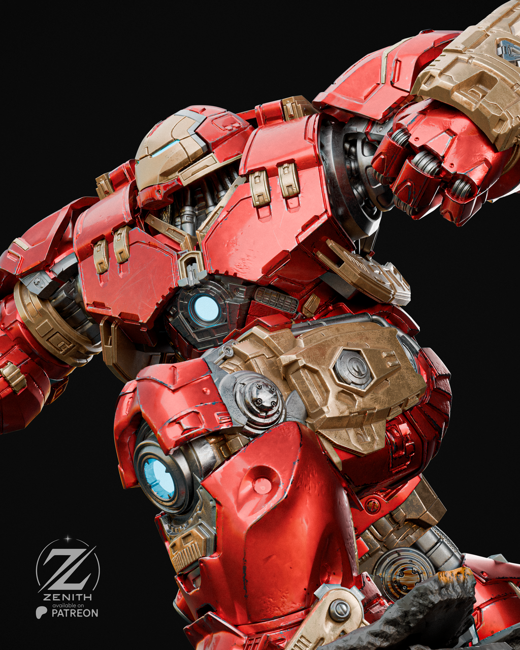 The Iron Behemoth - Maximum Detailed 16K Resin Statue