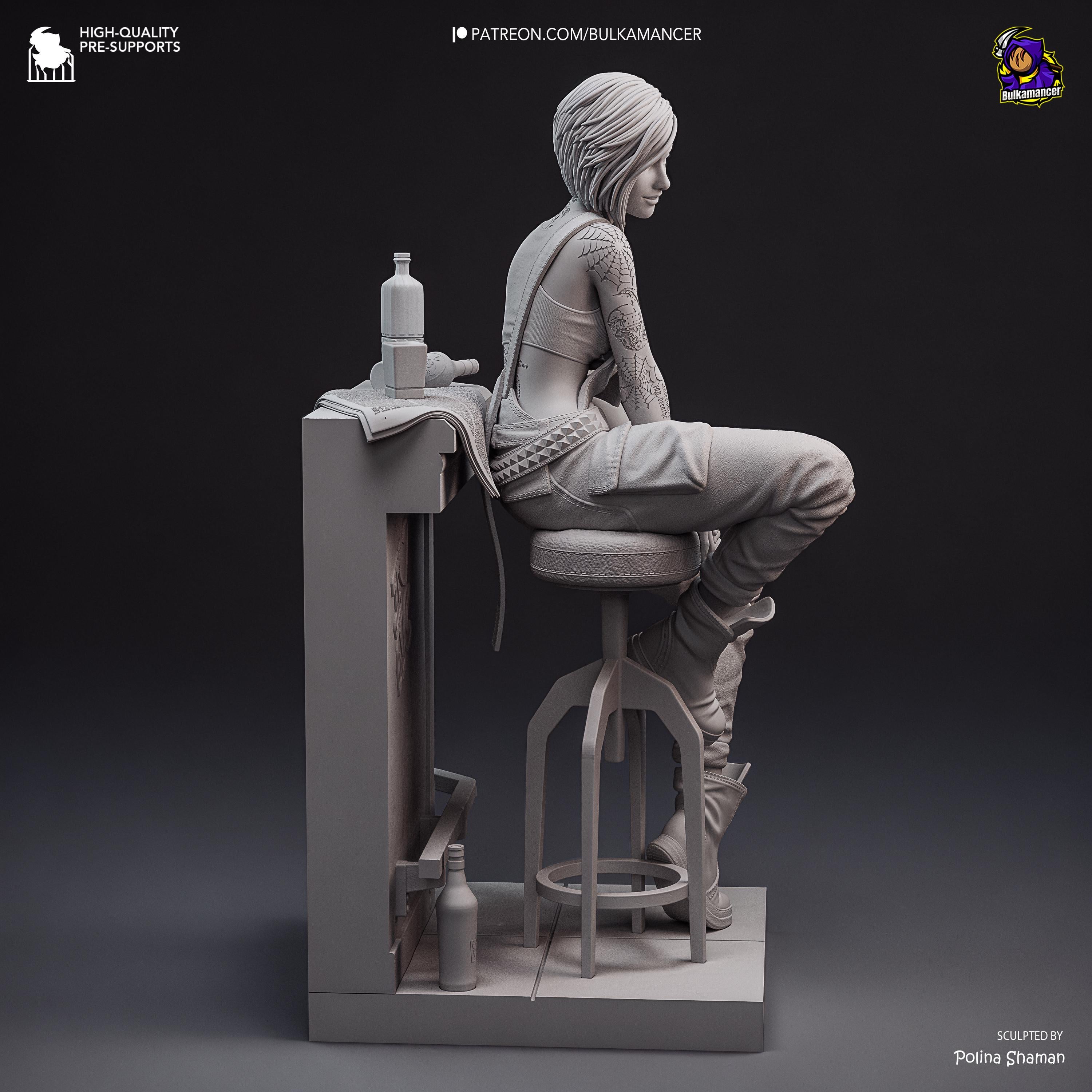The Mox Siren - Maximum Detailed 16K Resin Statue