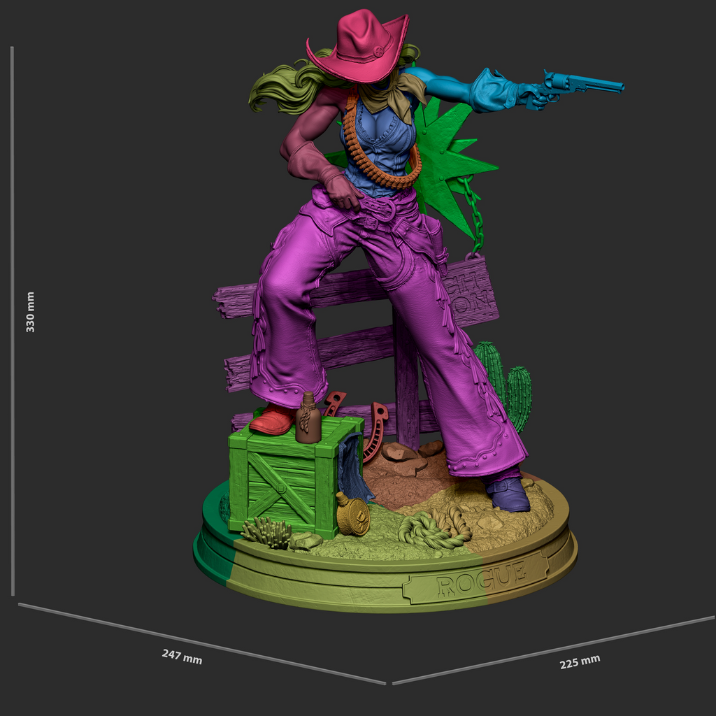 Wild Belle - Maximum Detailed 16K Resin Statue