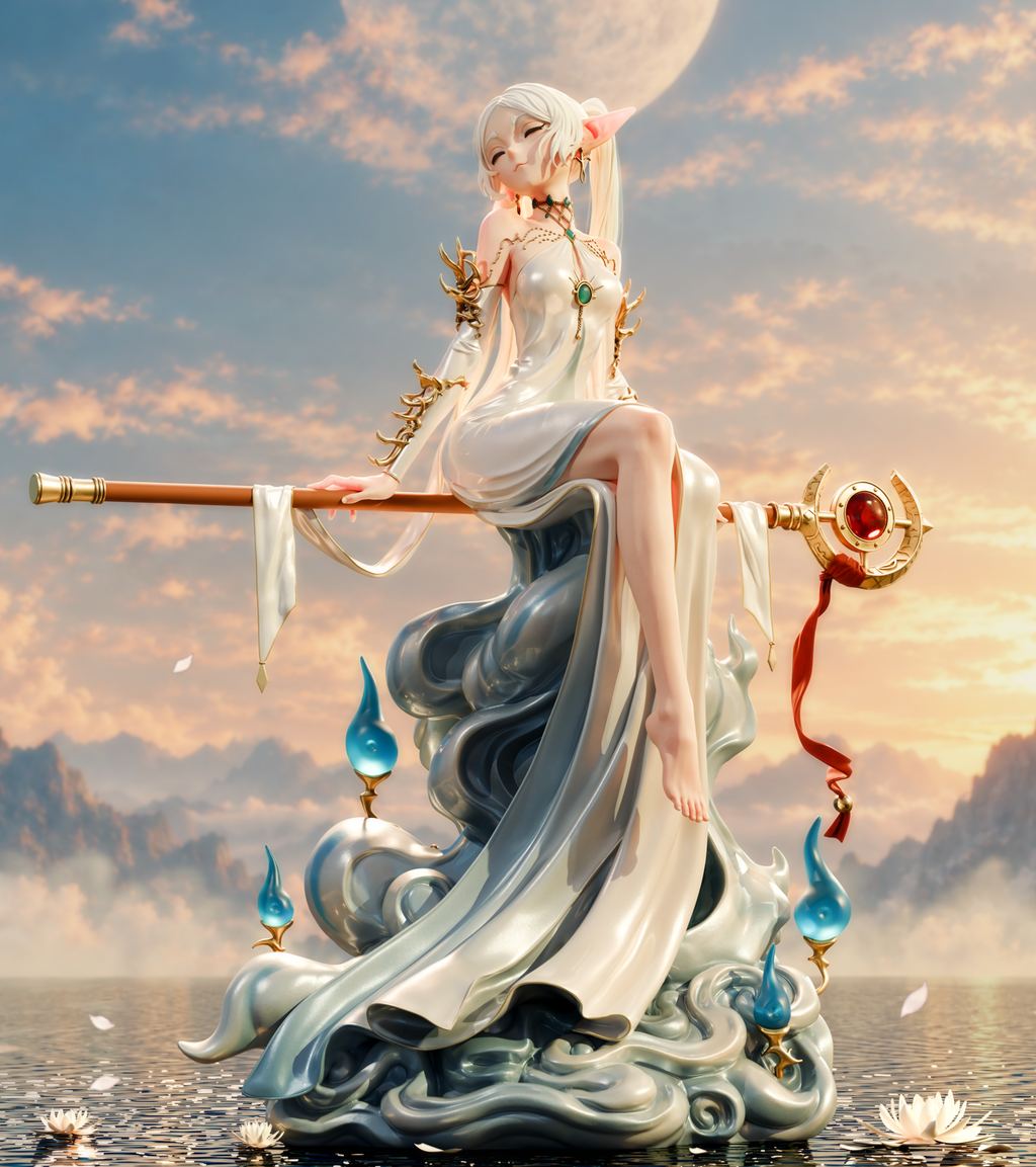 The Mage Who Remains - Maximum Detailed 16K Resin Statue