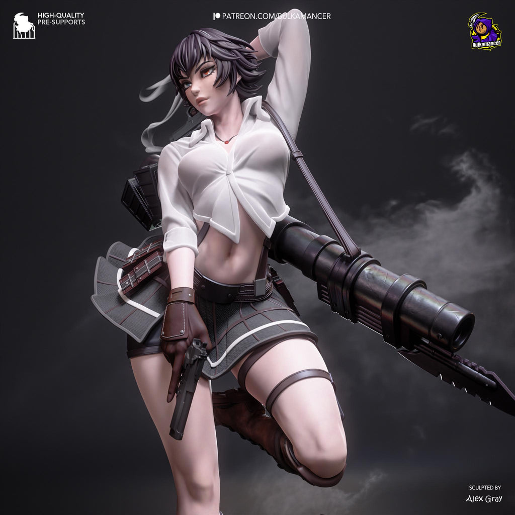 The Bullet-Bound - Maximum Detailed 16K Resin Statue