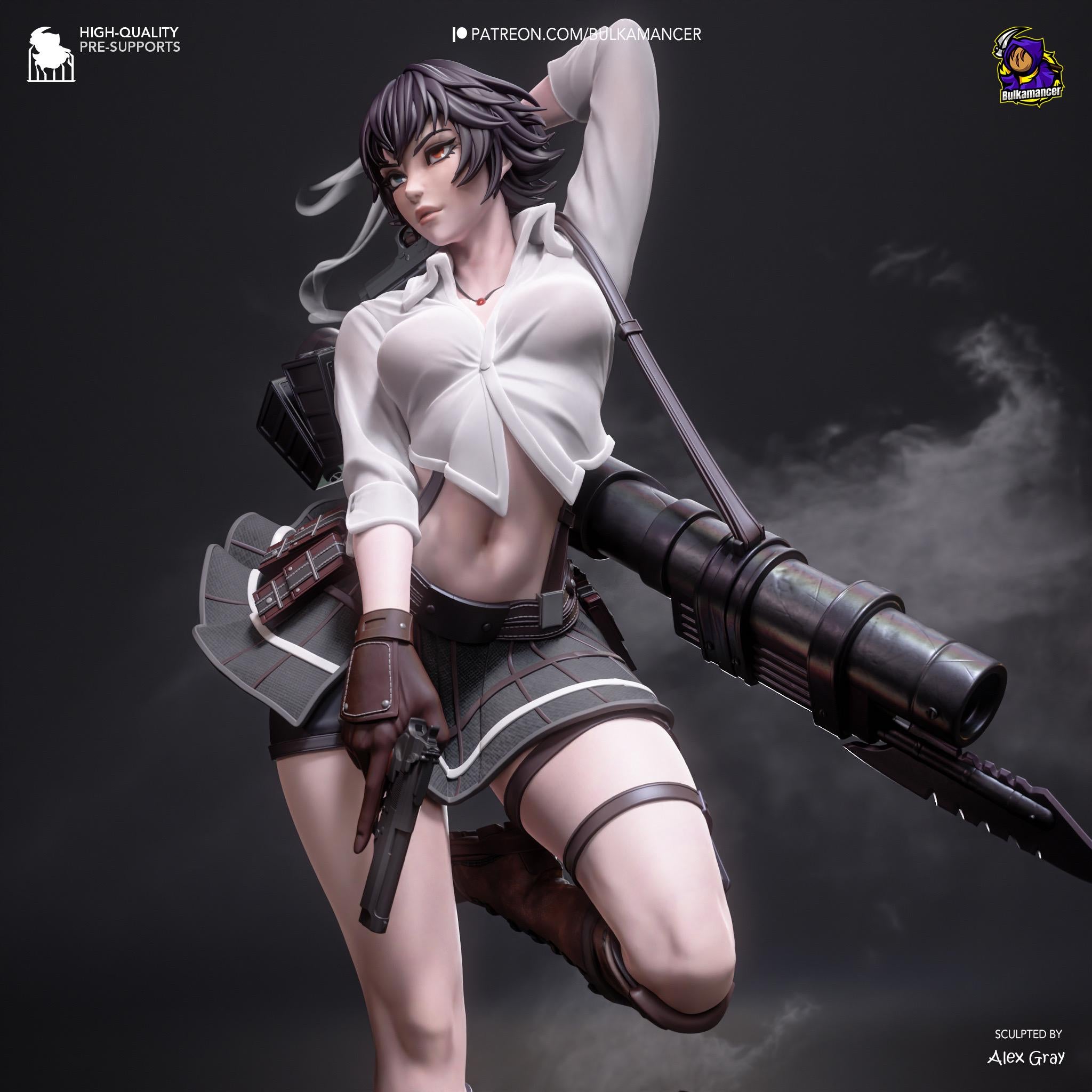 The Bullet-Bound - Maximum Detailed 16K Resin Statue