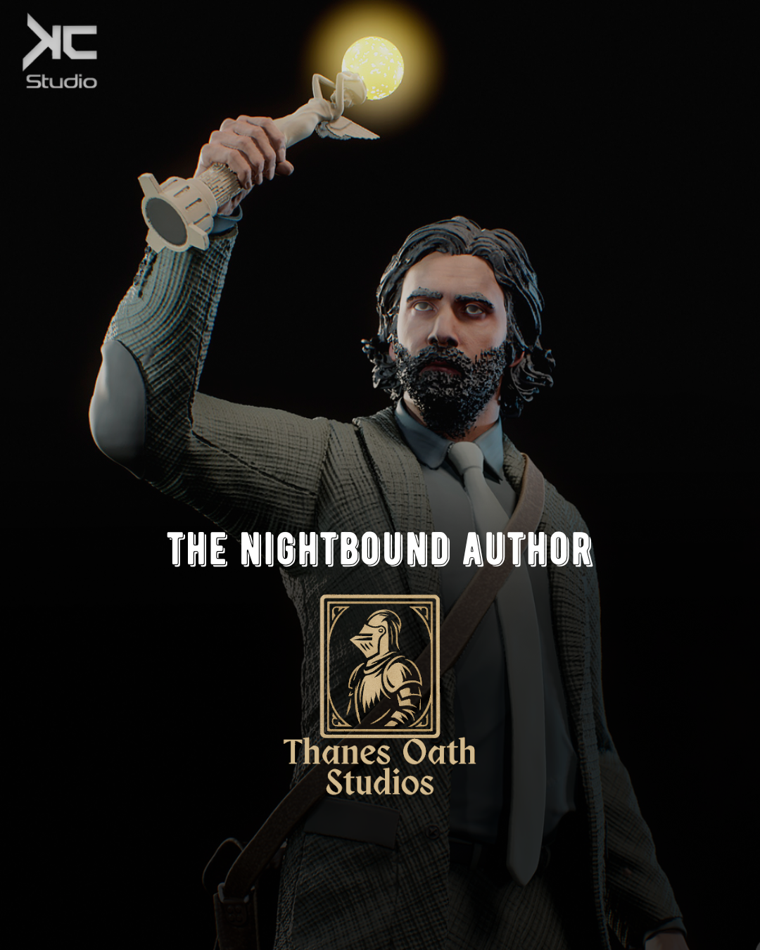 The Nightbound Author - Maximum Detailed 16K Resin Statue