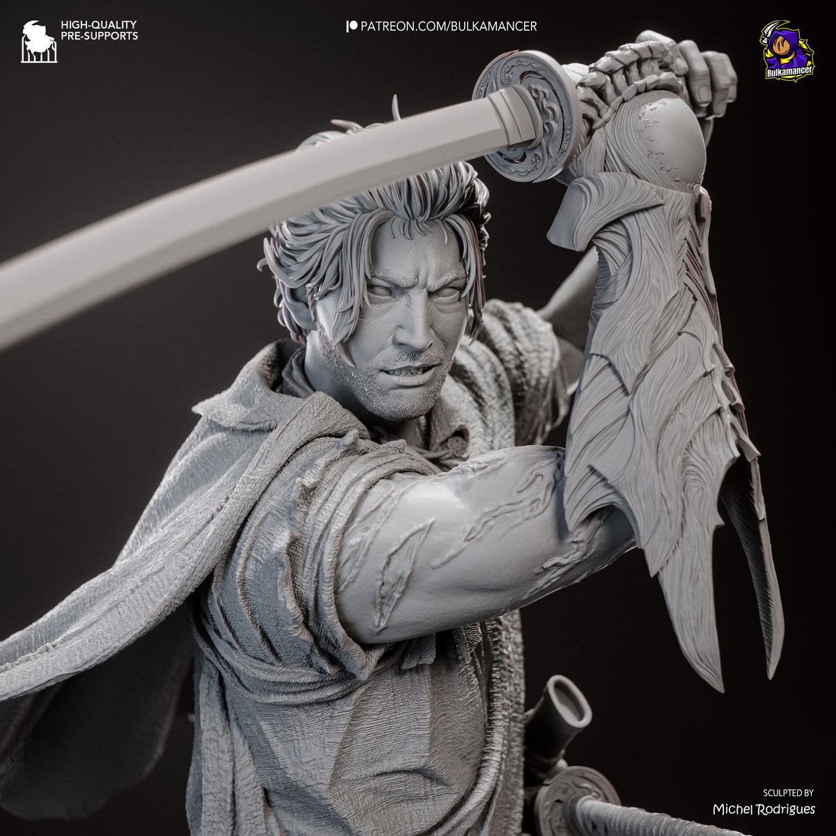 Blade Of The Oni - Maximum Detailed 16K Resin Statue