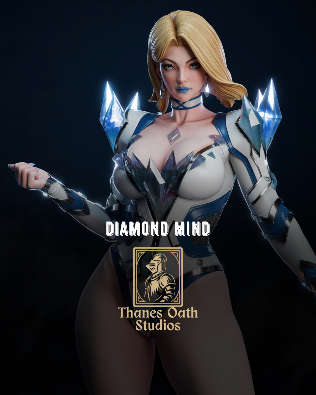 Diamond Mind - Maximum Detailed 16K Resin Statue