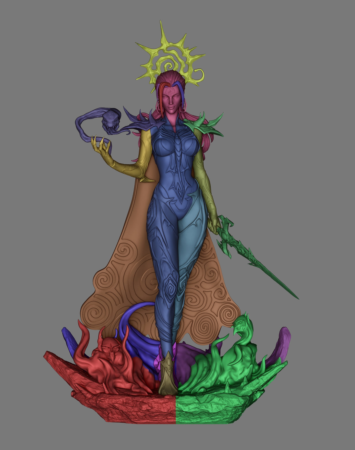 Throne Of The Dead - Maximum Detailed 16K Resin Statue