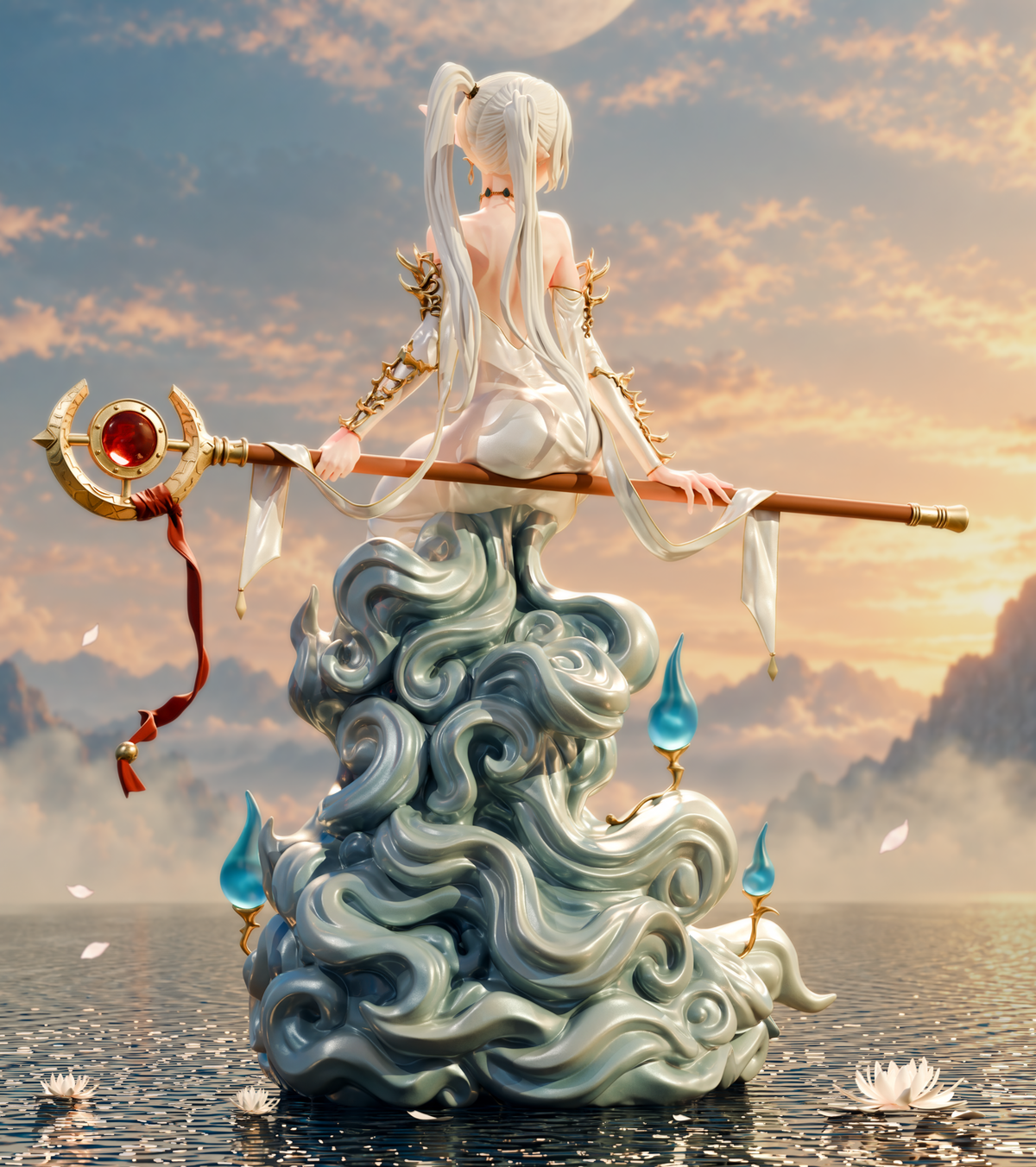 The Mage Who Remains - Maximum Detailed 16K Resin Statue
