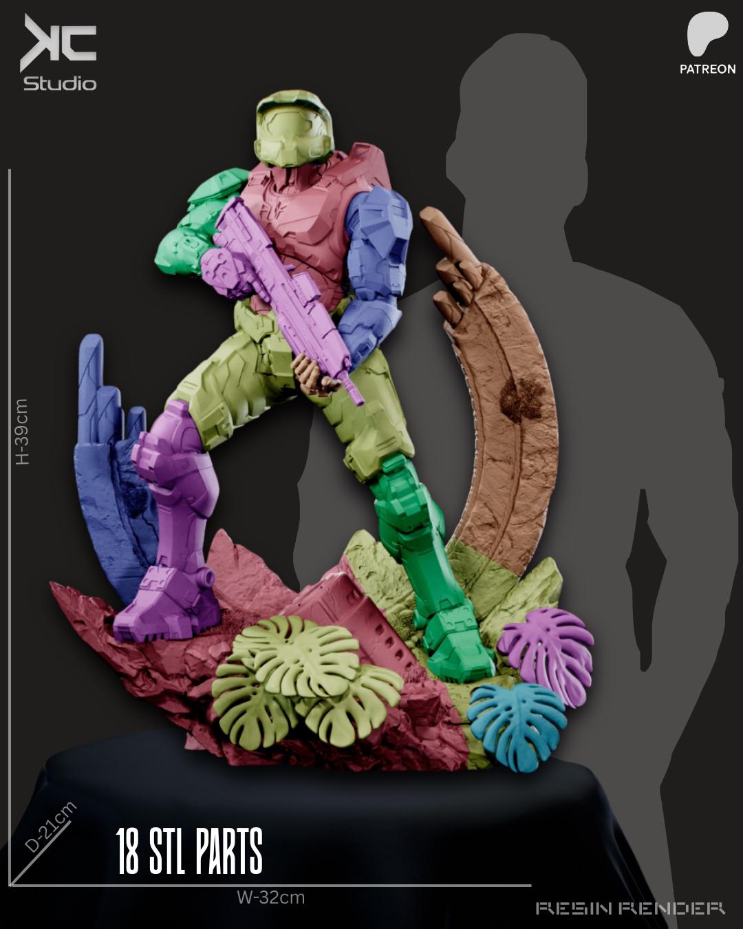 The Last Spartan - Maximum Detailed 16K Resin Statue