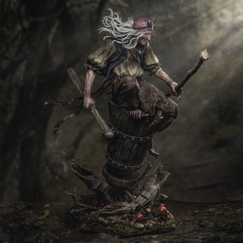 The Old Crone - Maximum Detailed 16K Resin Statue