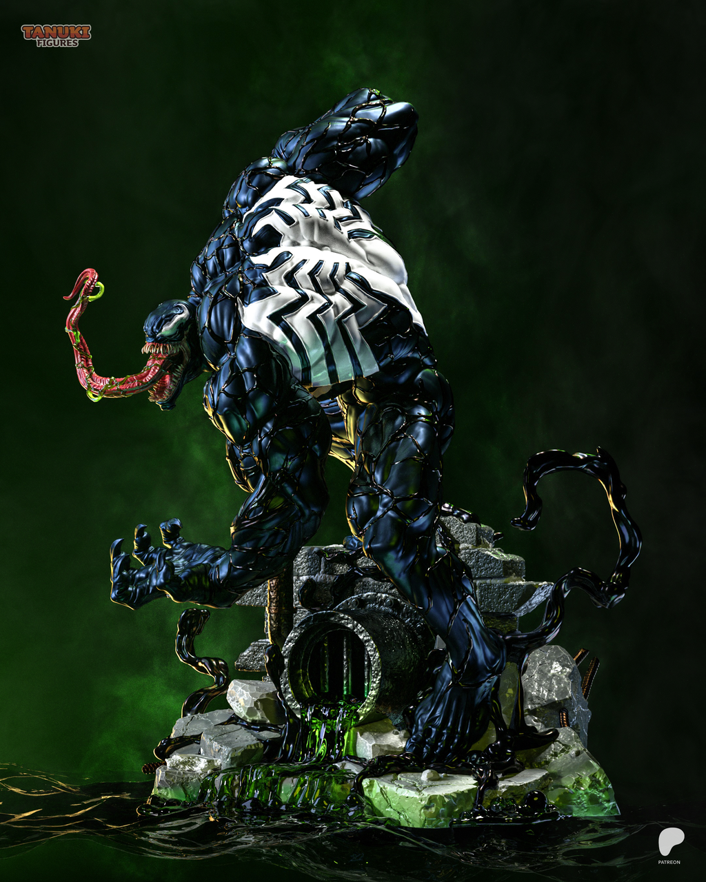 Black Maw - Maximum Detailed 16K Resin Statue