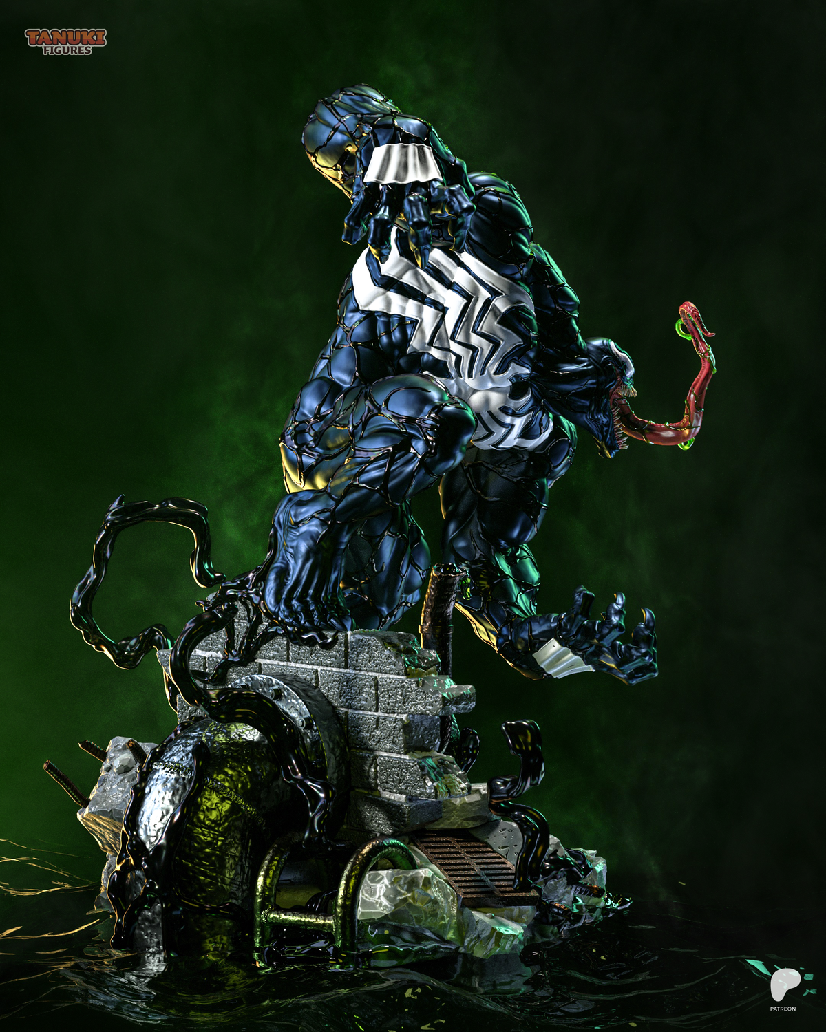 Black Maw - Maximum Detailed 16K Resin Statue
