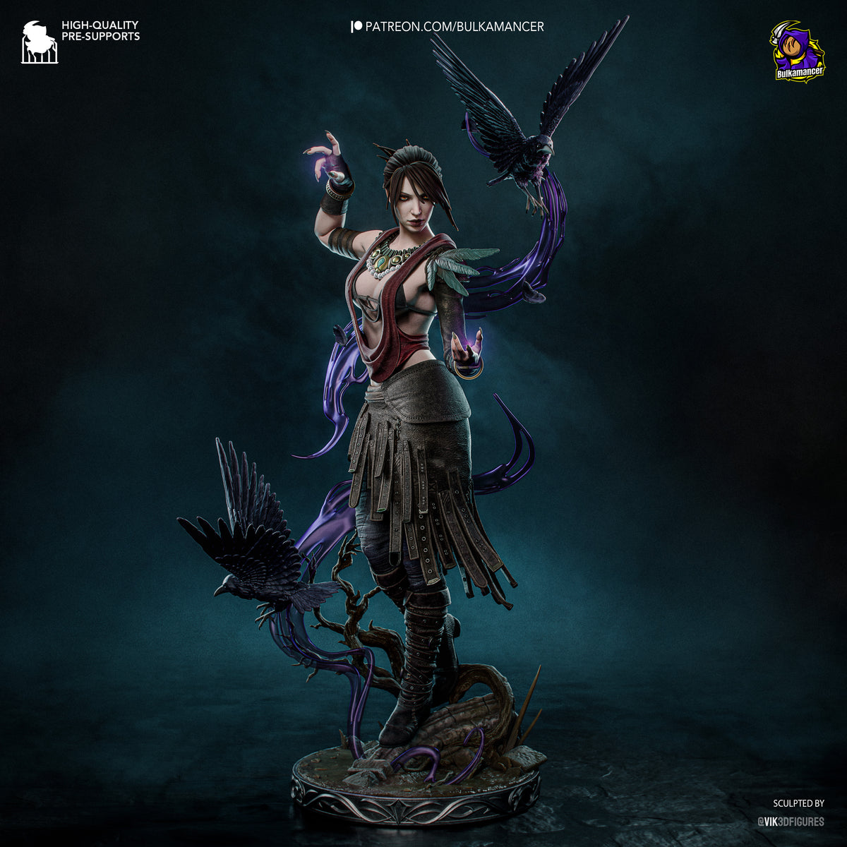 Witch Of The Wilds - Maximum Detailed 16K Resin Statue