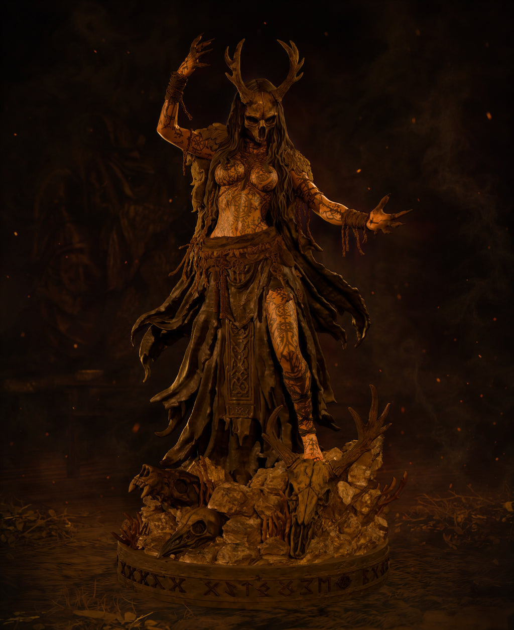 Seeress Of Fate - Maximum Detailed 16K Resin Statue